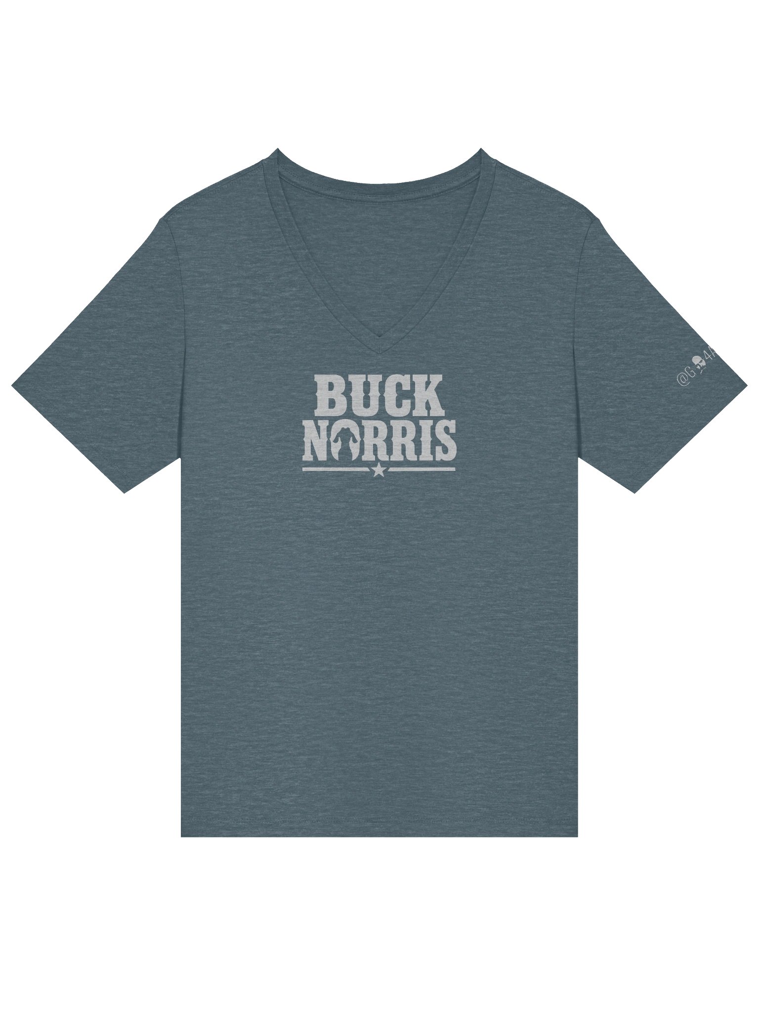 BUCK NORRIS CLASSIC LOGO WOMEN'S V-NECK product image (3)