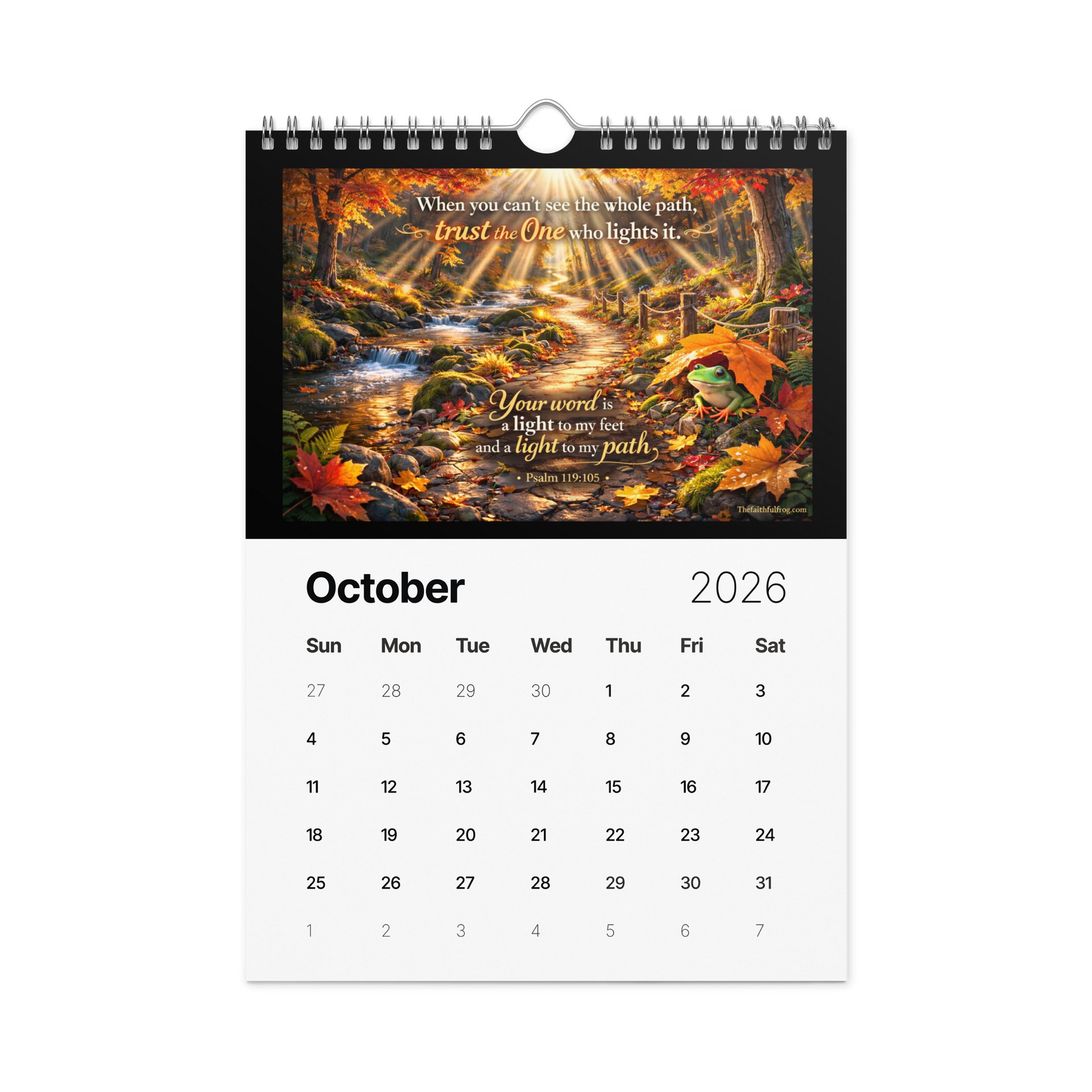 Heaven's Artwork 2026 Wall Calendar product image (12)