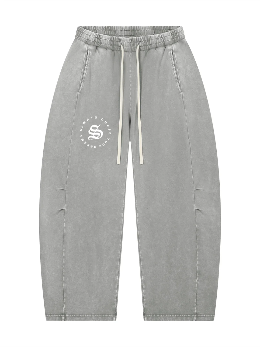 GBAH Unisex Mineral Wash Barrel Leg Pants product image (2)