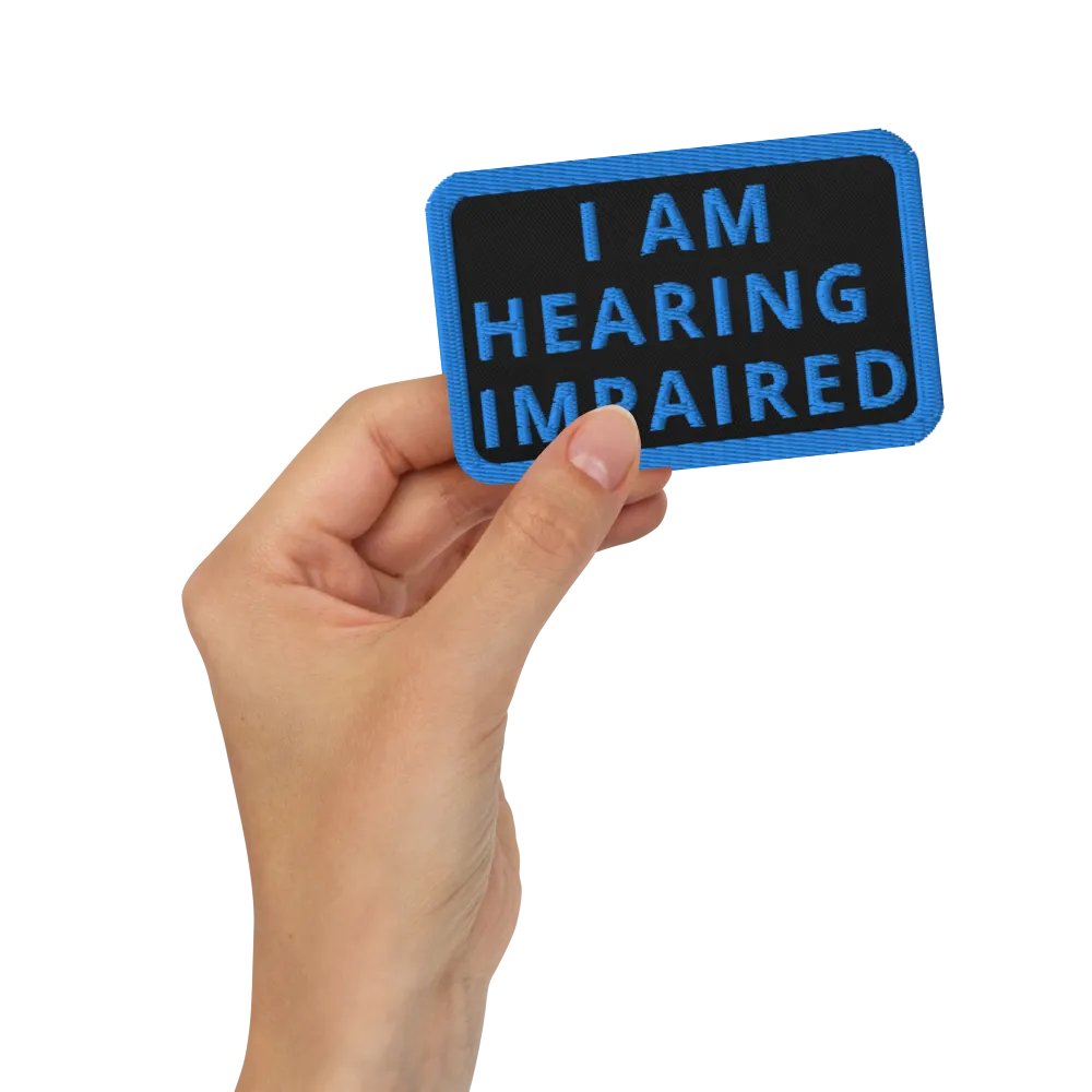 I AM HEARING IMPAIRED - Patch product image (2)