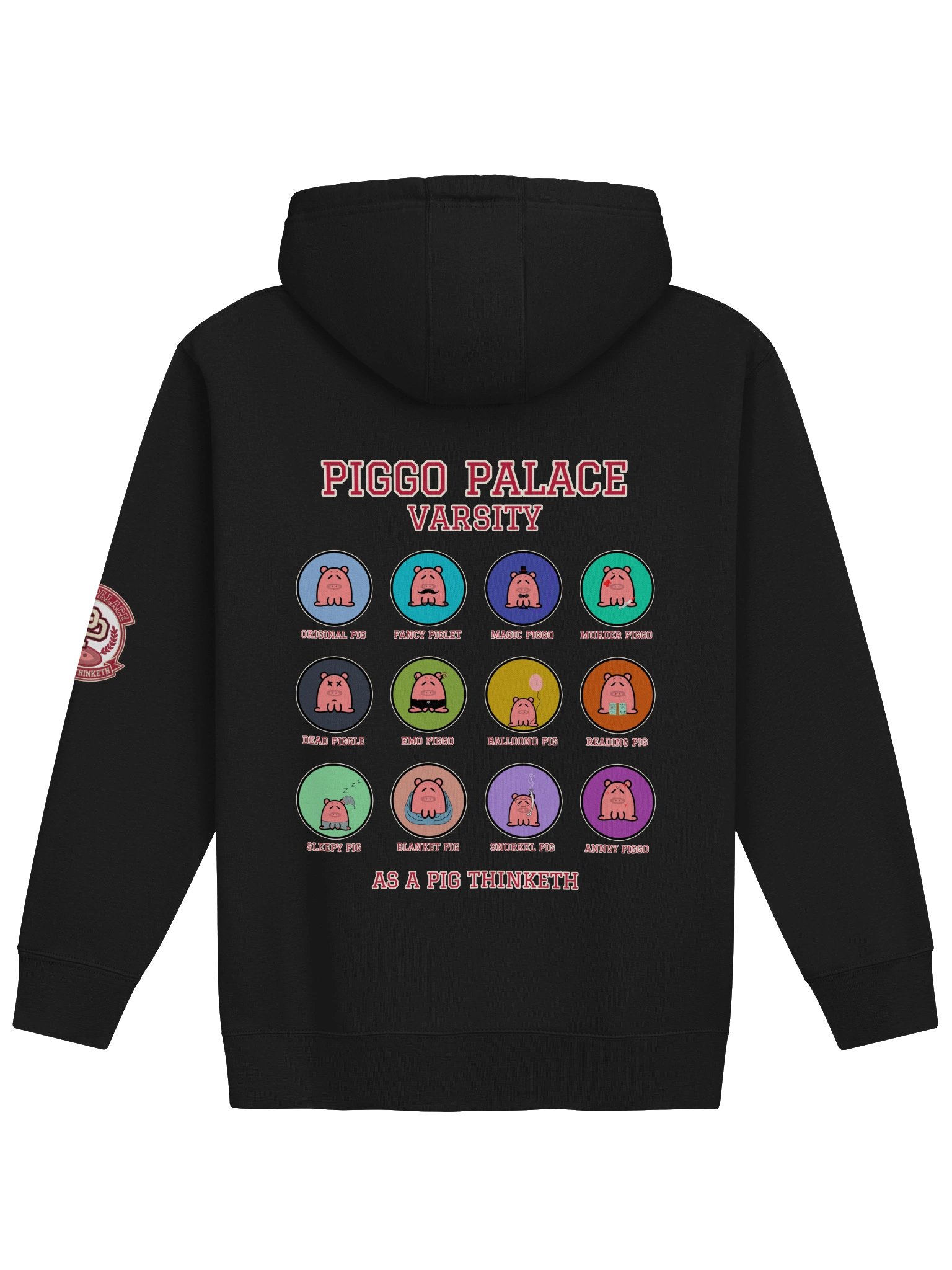 Piggo Palace Varsity Hoodie product image (2)