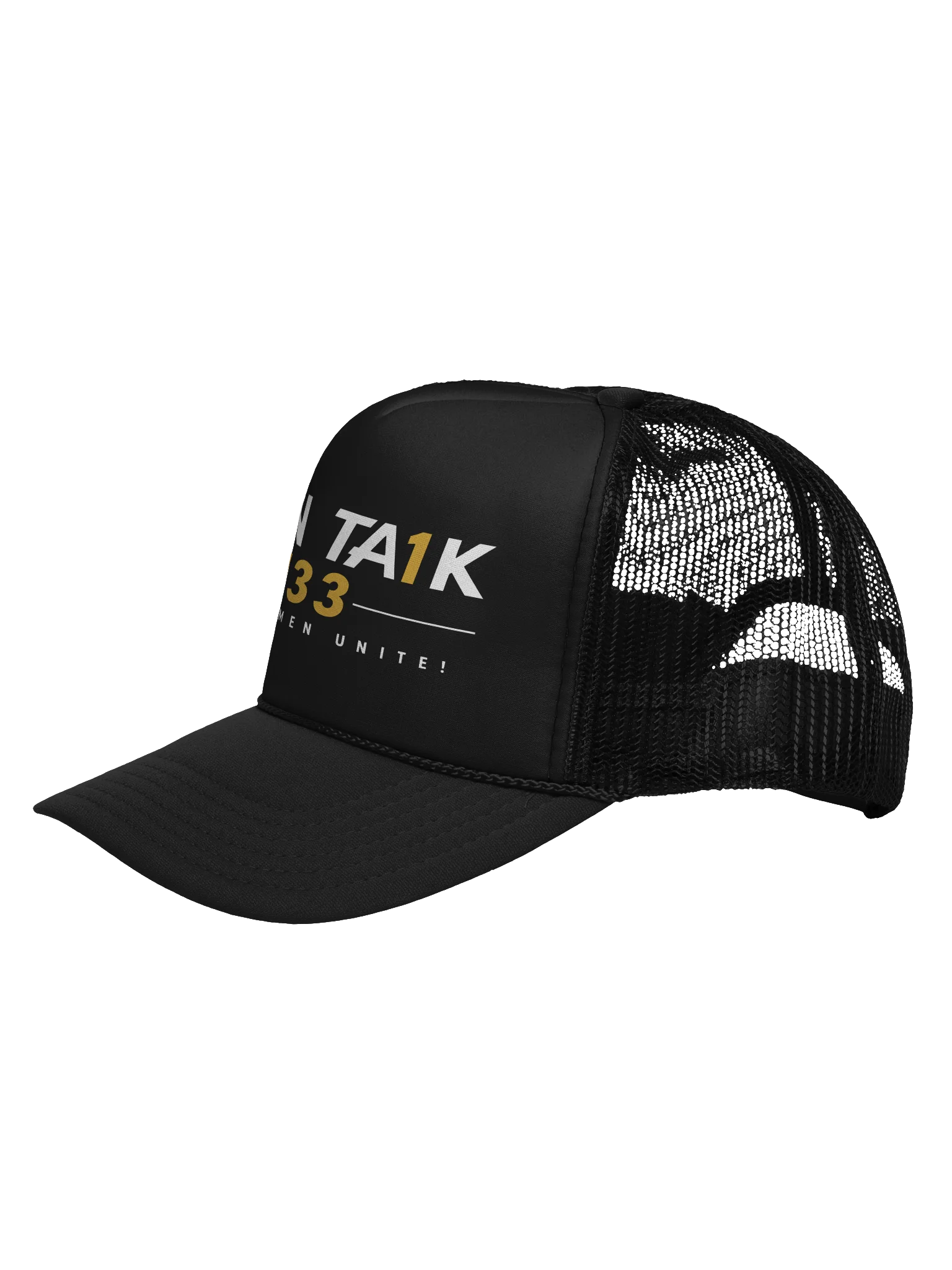 MAN TA1K 133 “Where Men Unite!” Signature Trucker's Hat | Inspirational Streetwear| Wear the Mission. Represent the Brotherhood. product image (8)