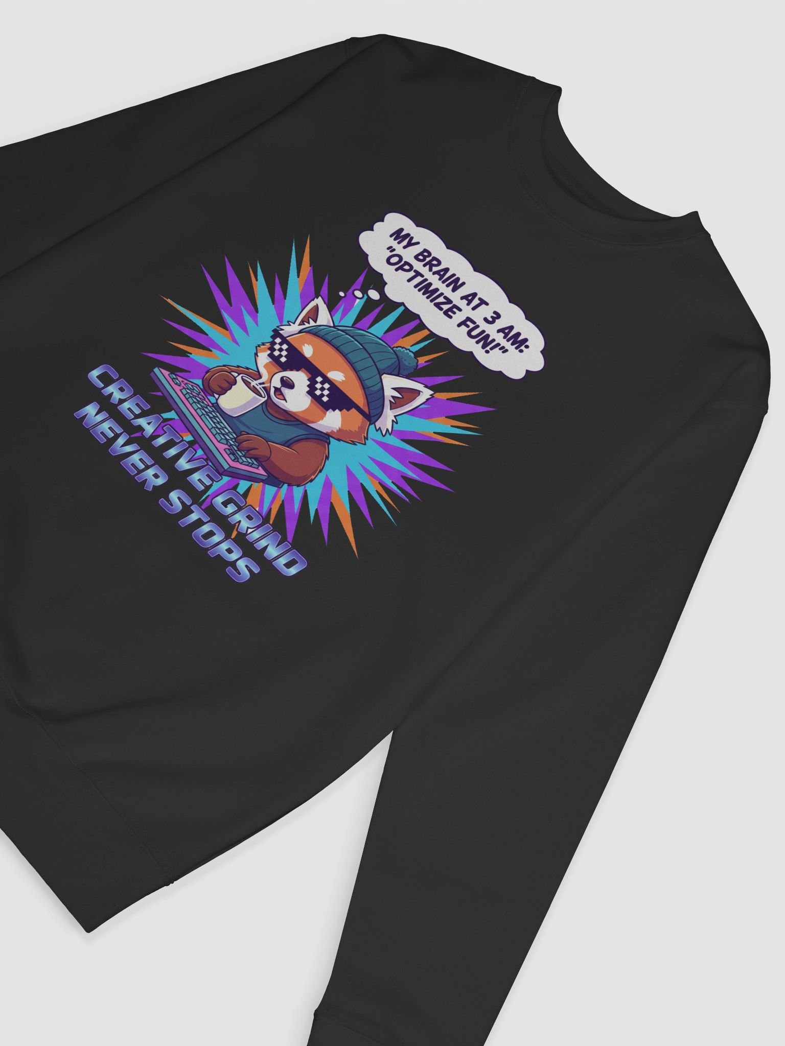 Optimize Fun Red Panda Sweatshirt product image (6)