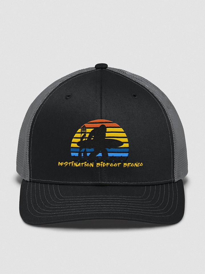 Destination Bigfoot Bronco Classic Logo Original Two-Tone Trucker Cap (Multiple Colors Available) product image (4)