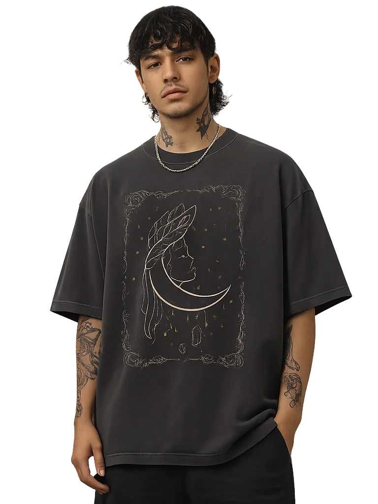 The Nocturnal Veil // Celestial Maiden Box Tee product image (2)