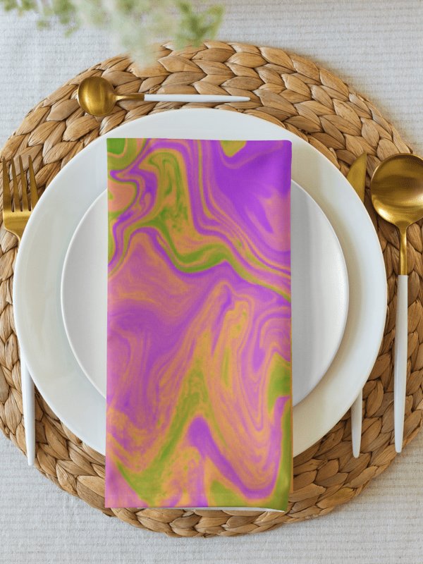 Iridescent Pattern Cloth Napkin Set (4) product image (3)