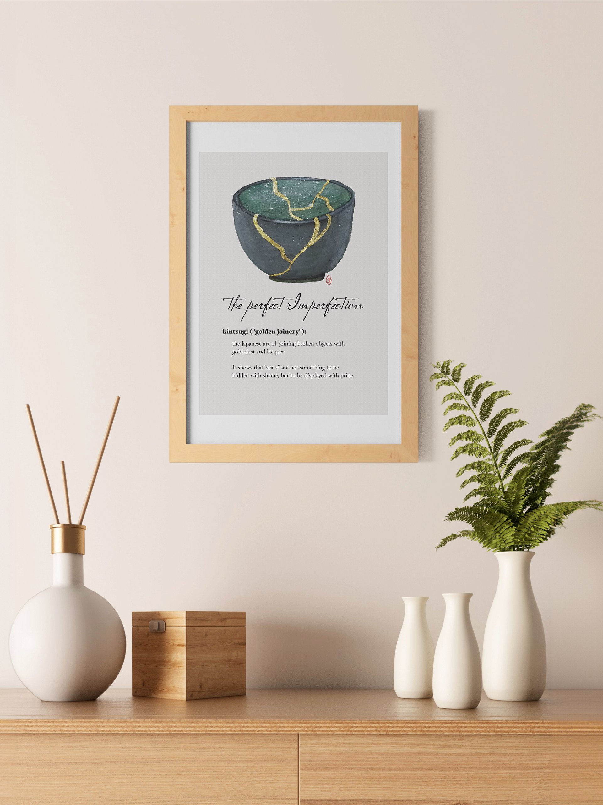 KINTSUGI - dark green cup product image (18)