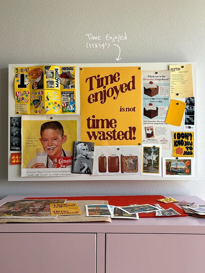 Time Enjoyed (Yellow & Brown) product image (2)
