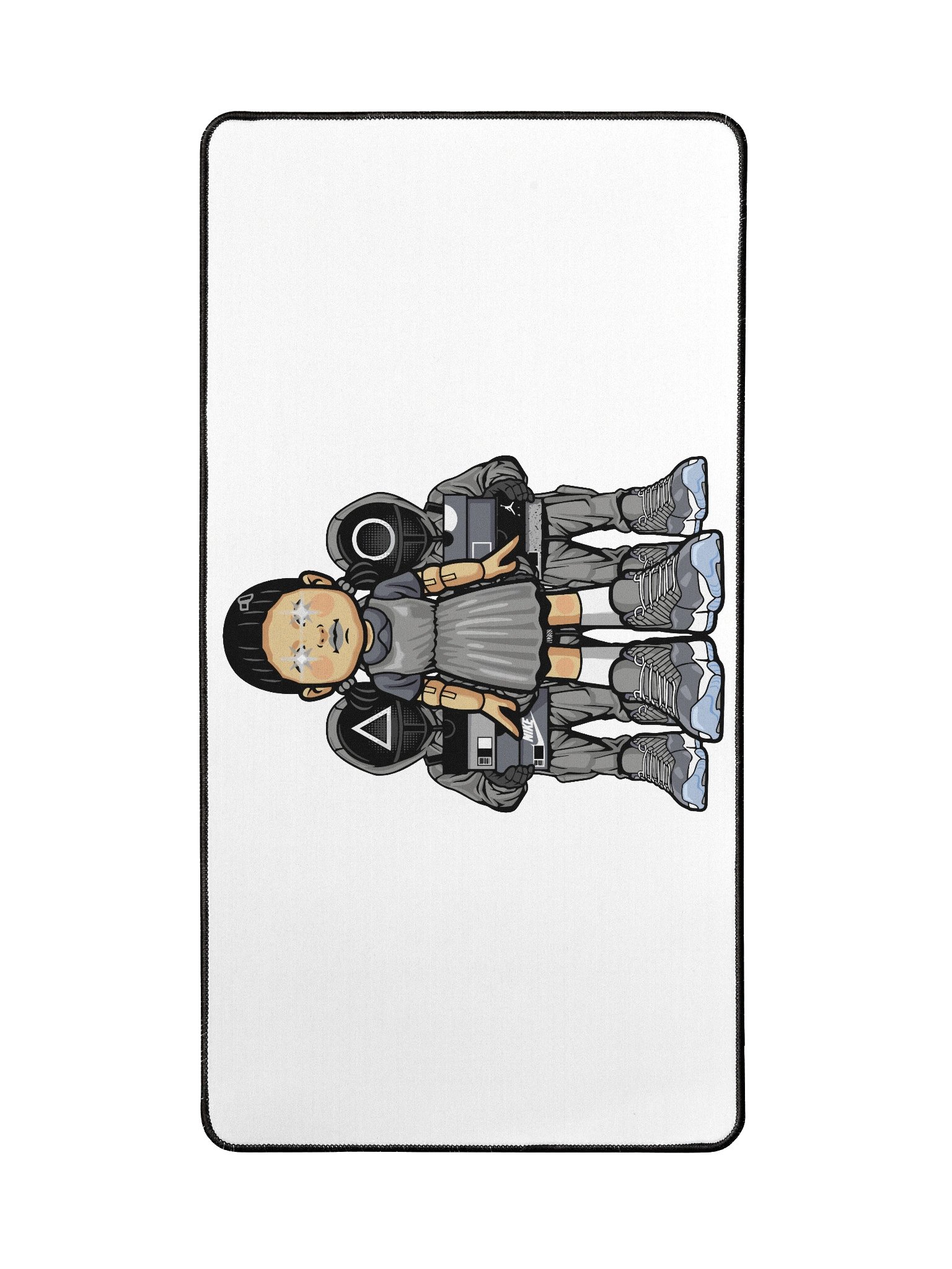 Desk Mat – Mystery Girl Minimalist Printed Desk Pad for Office & Home product image (2)