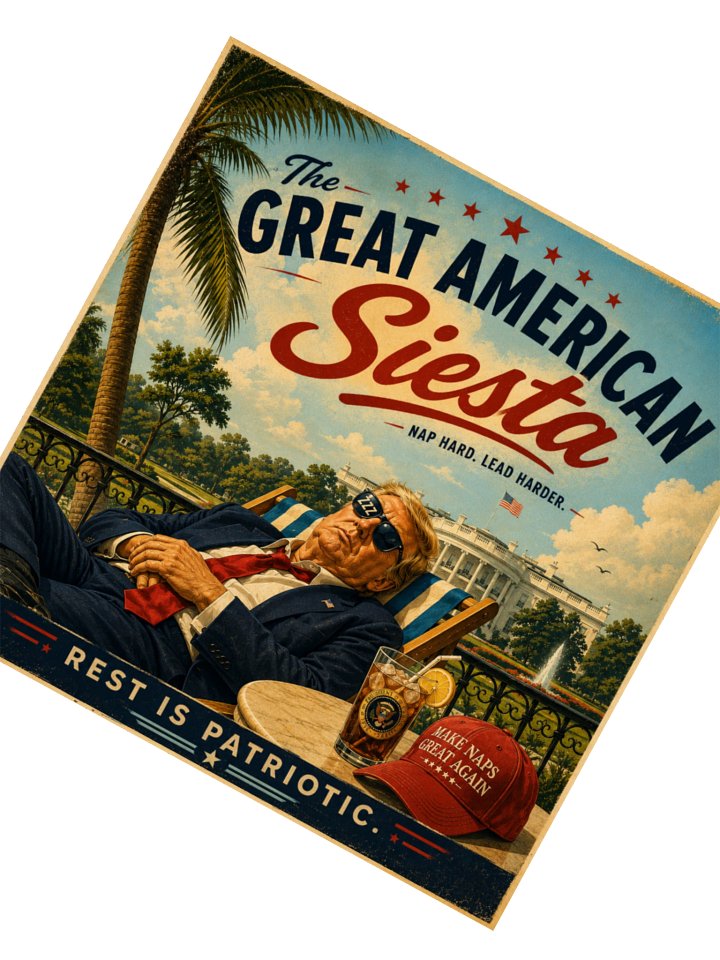 The Great American Siesta – Premium Sticker product image (4)