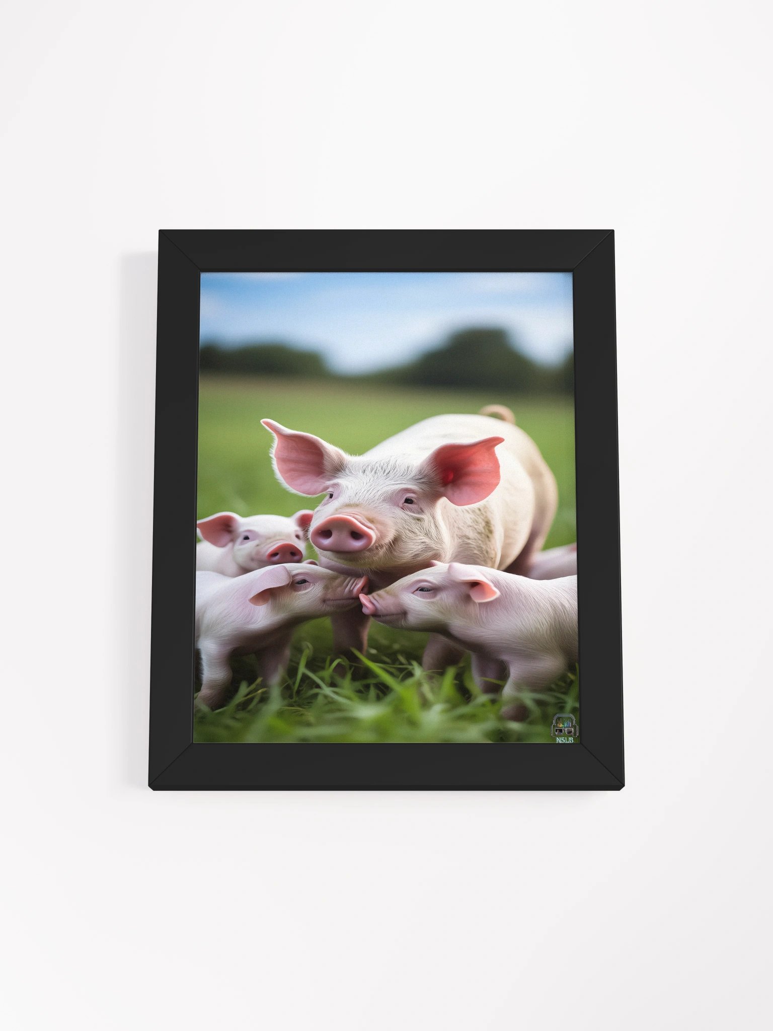 Piglet Paradise Framed Poster product image (1)