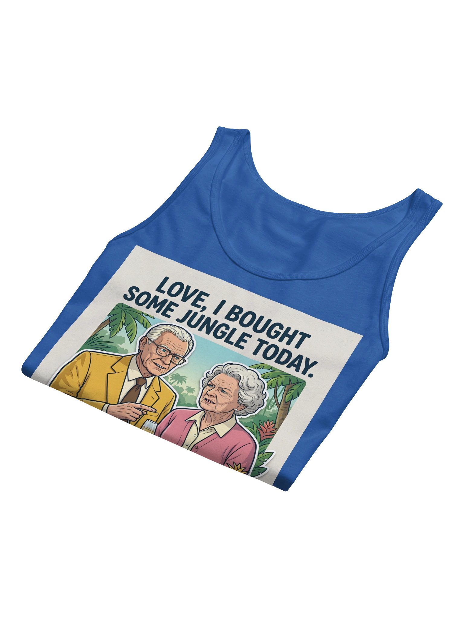 Love, I bought some jungle - tank top product image (32)