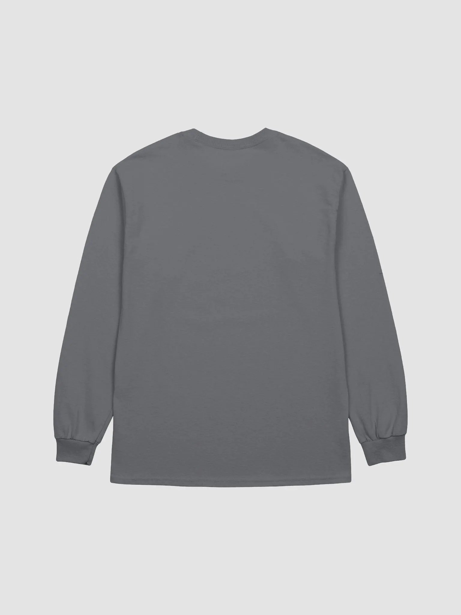 EXCLAIMING MENTALLY (sm. white design) printed cotton long sleeve product image (3)