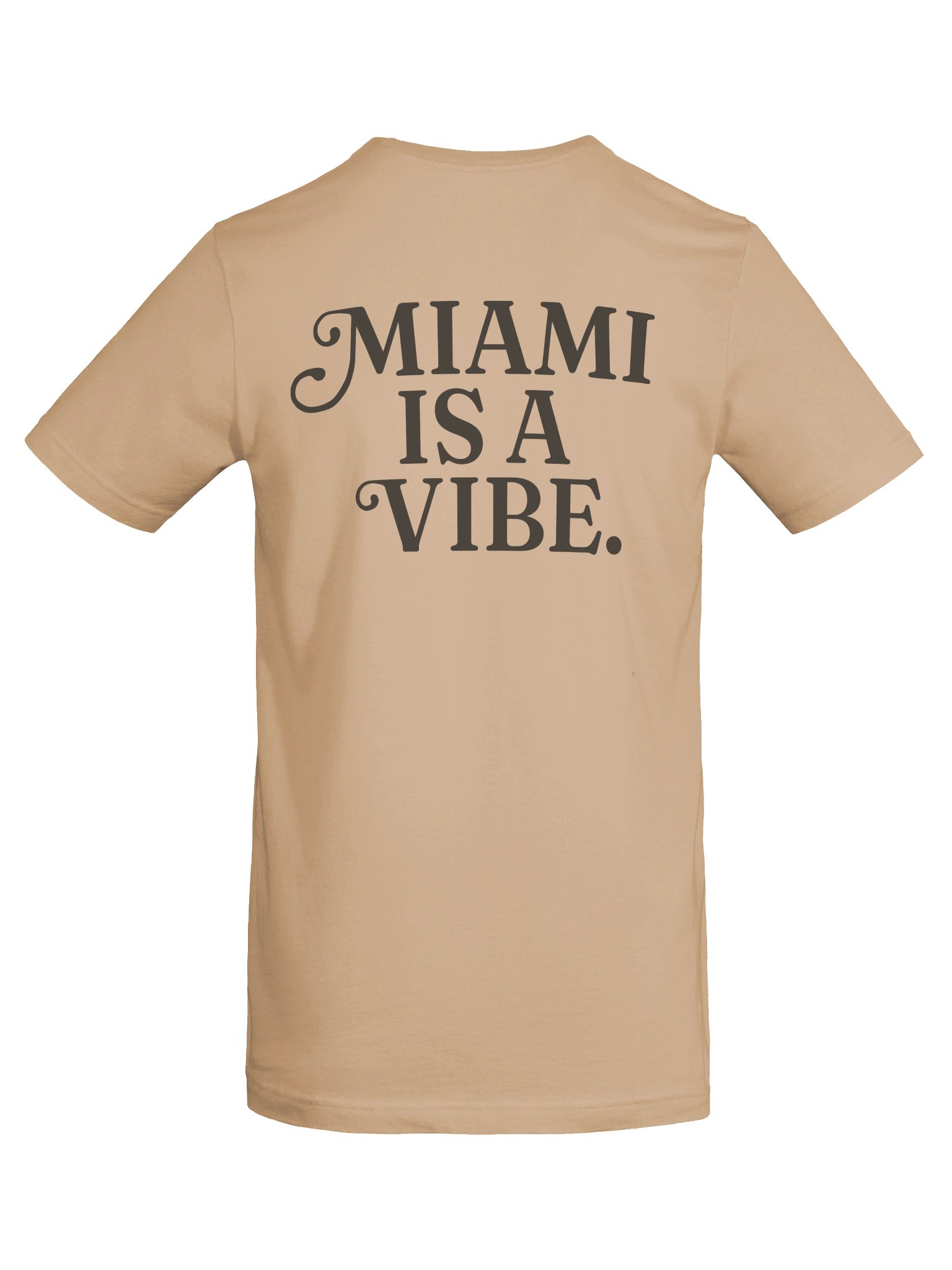 Miami Is A Vibe Tee — Sand product image (6)