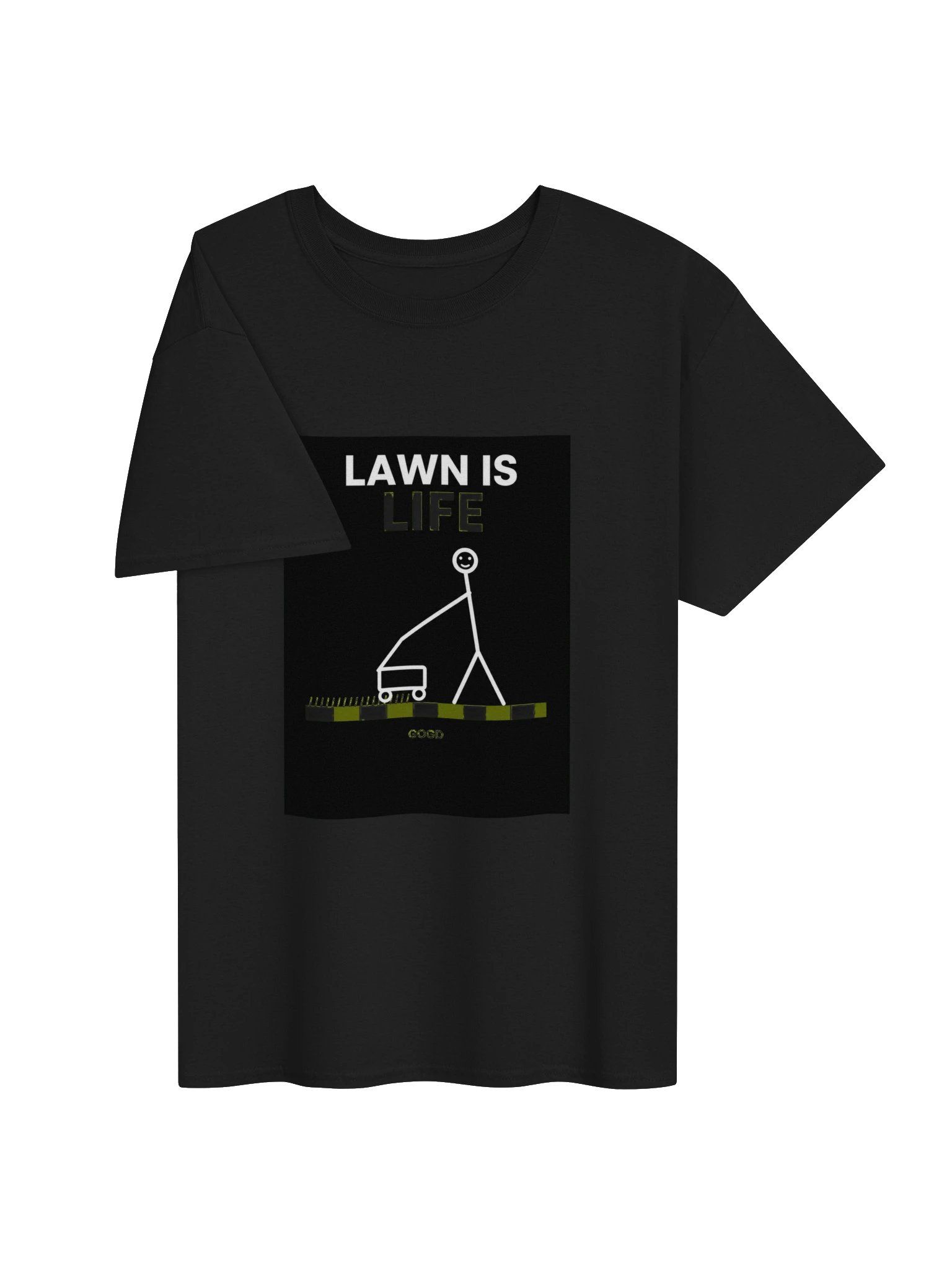 Lawn Is Life – Funny Lawn Mowing Dad Shirt product image (7)