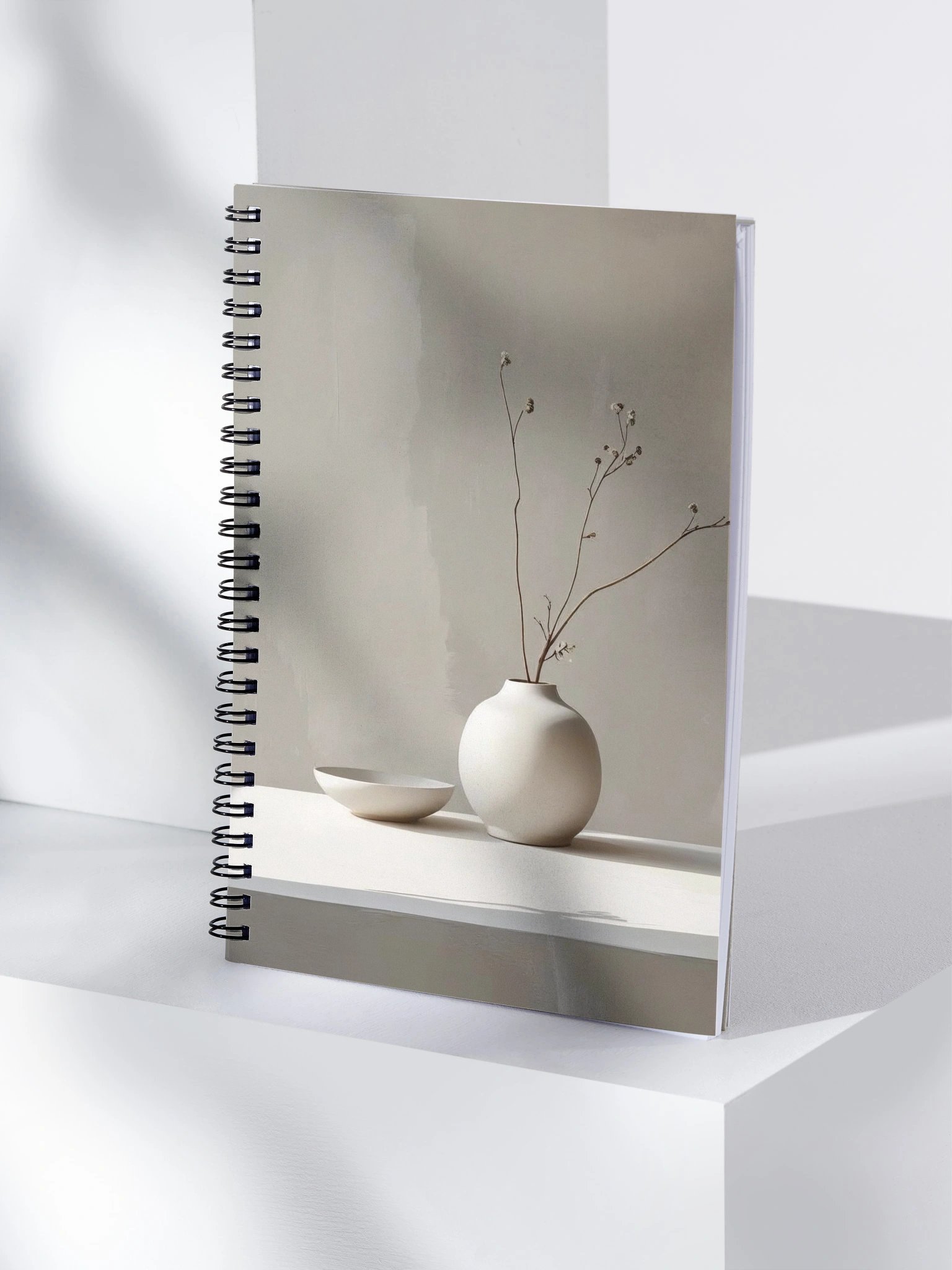 Minimalist Serenity Spiral Notebook product image (4)
