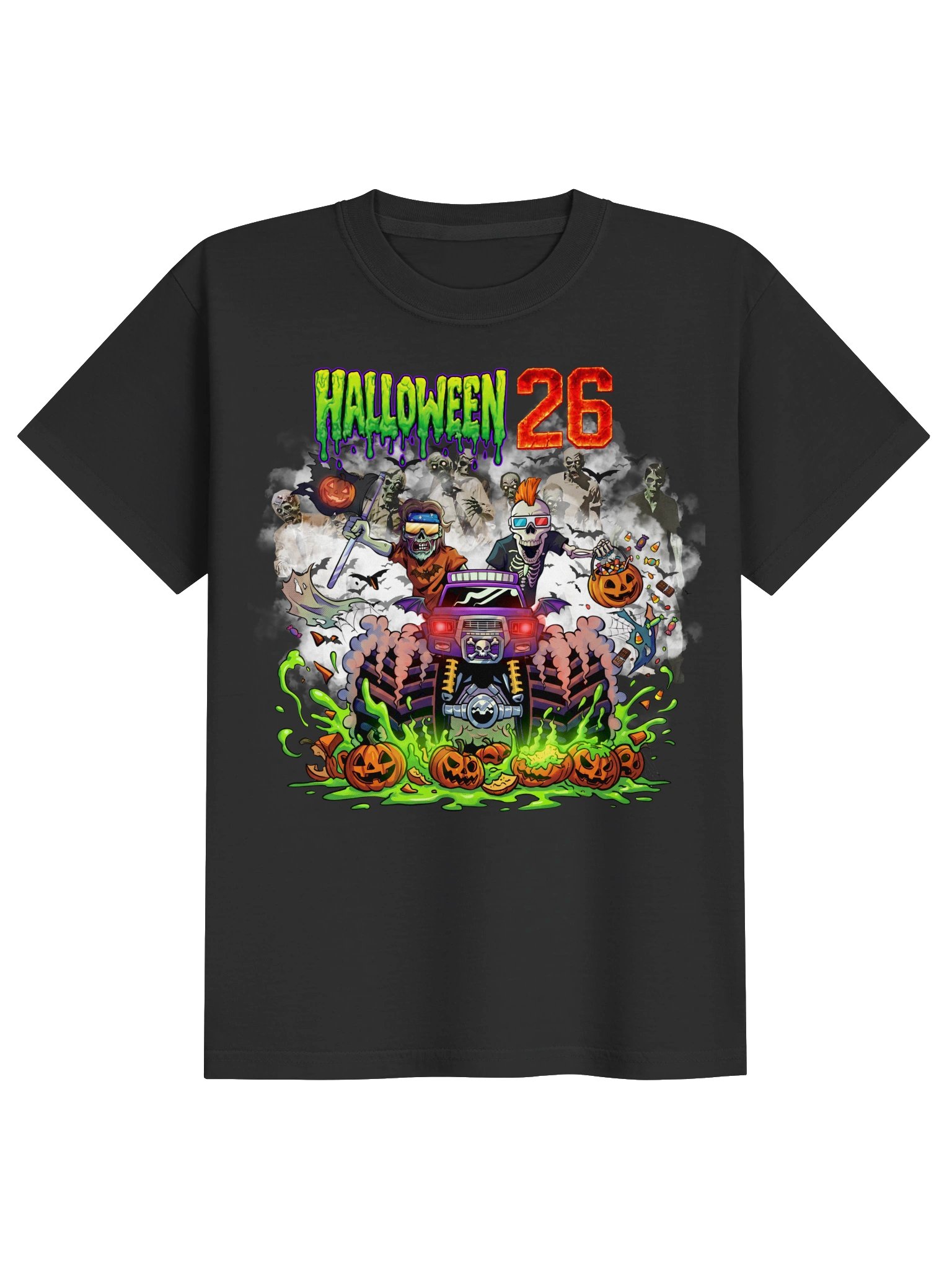 Comfort Colors Youth Garment-Dyed Heavyweight T-Shirt : HALLOWEEN 26 product image (2)
