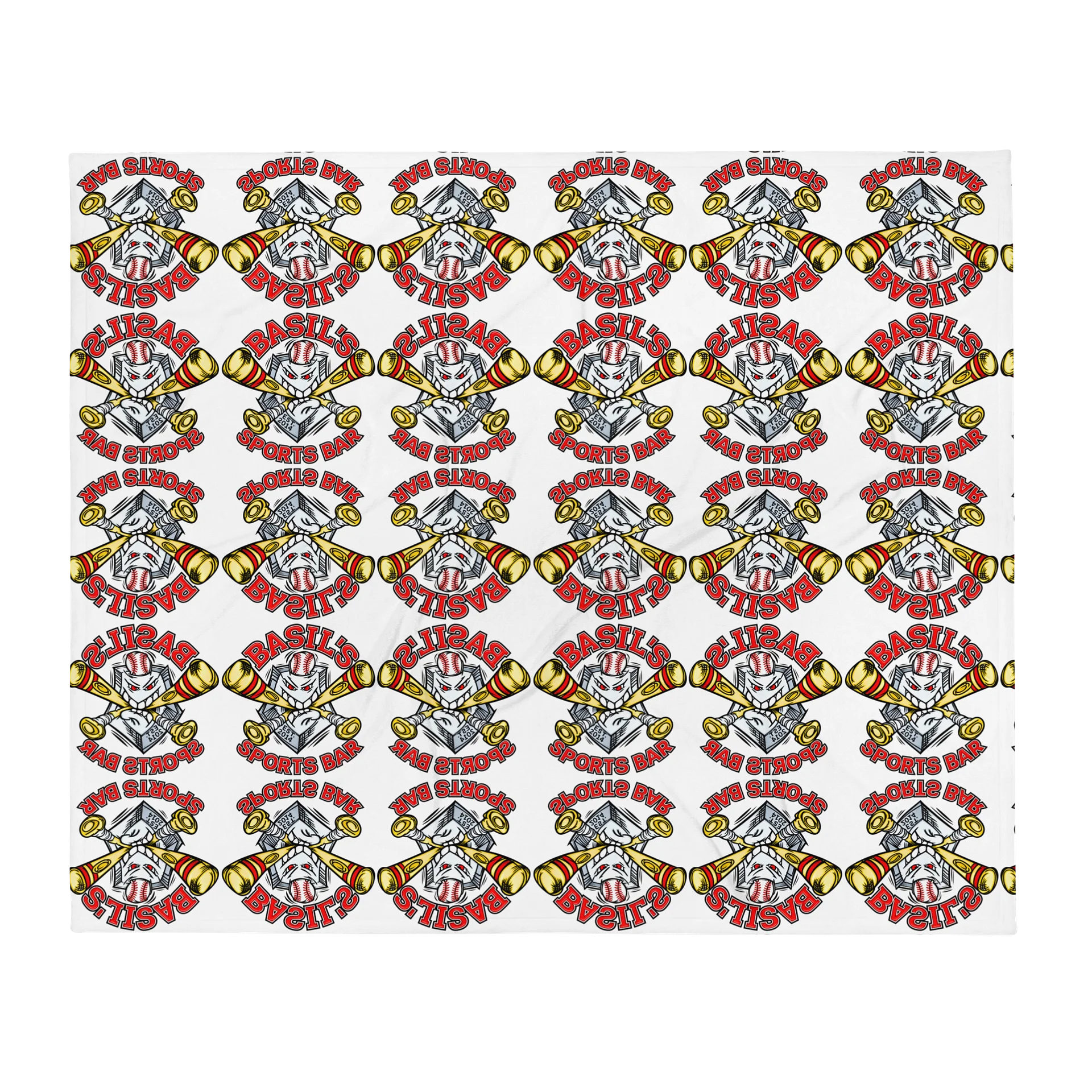 Basil’s Sports Bar — Game Day Throw Blanket product image (1)
