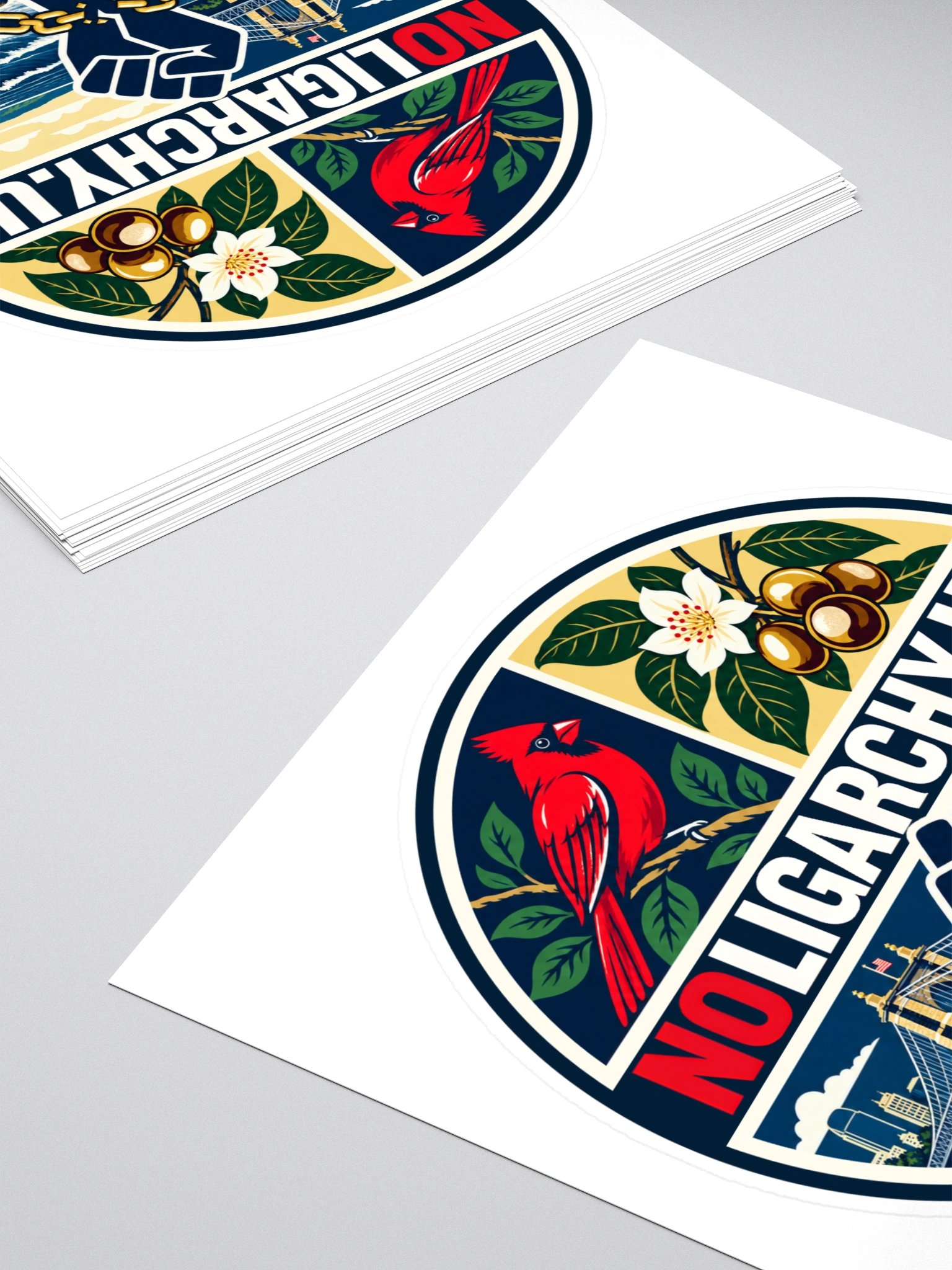 Ohio NOLIGARCHY.US sticker product image (4)