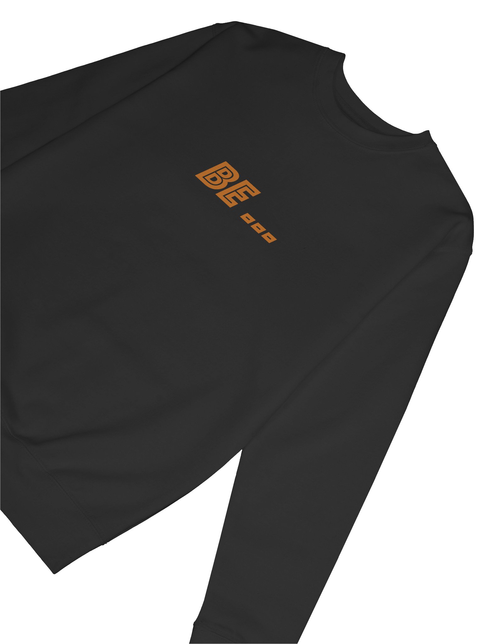 Bold Orange Letter Printed Premium Sweatshirt product image (26)