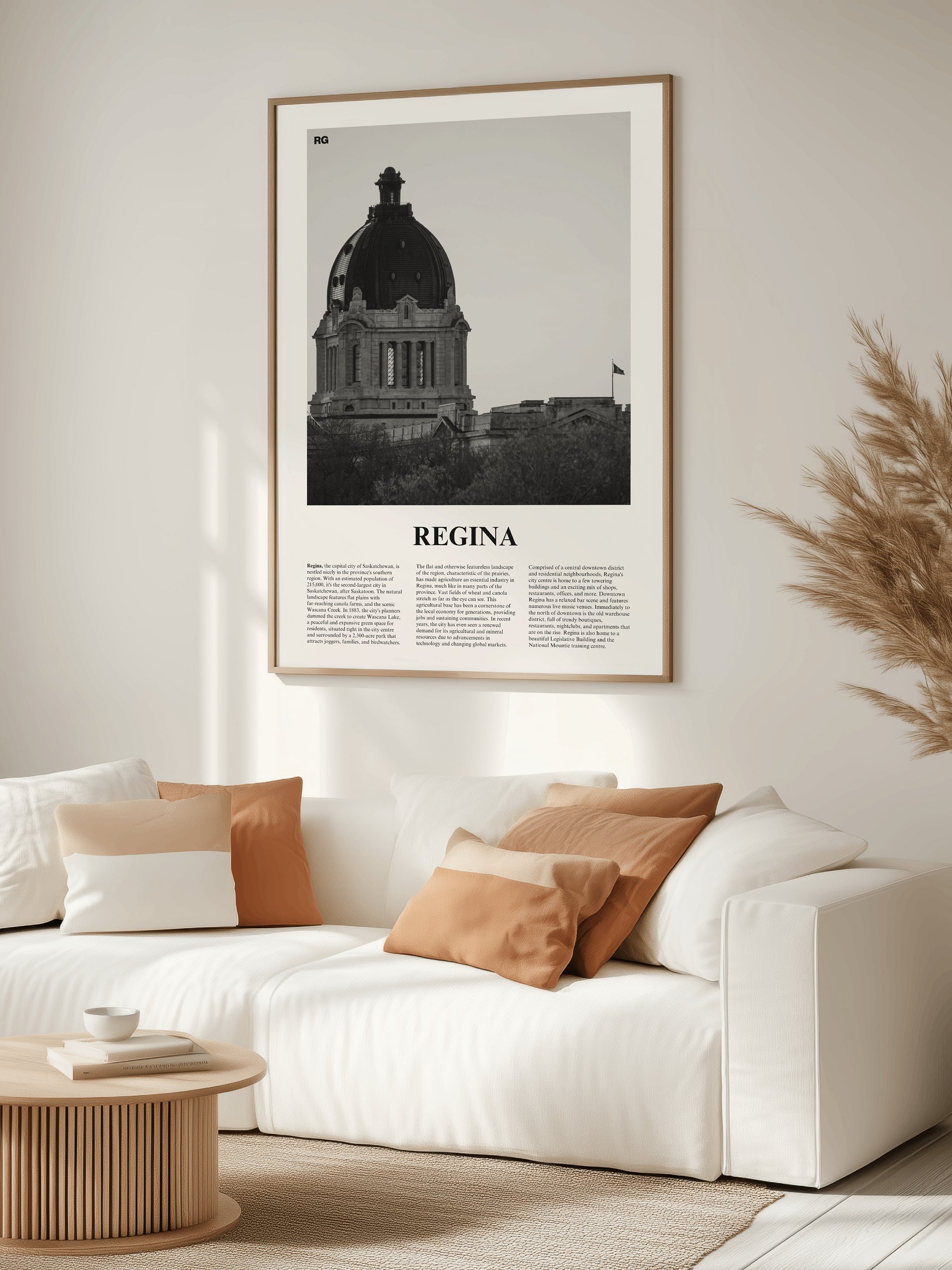 Regina 01 Newspaper Poster | Framed product image (3)