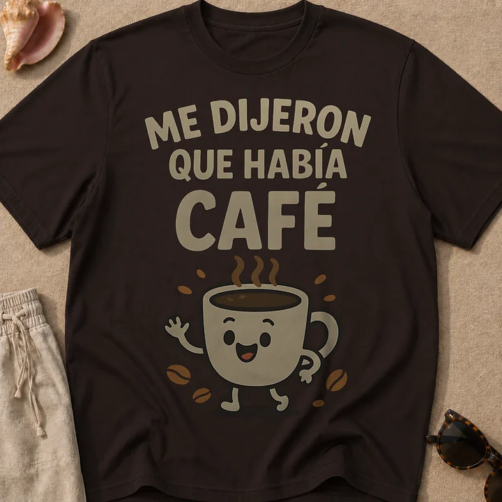 Me Dijeron Que Había Café Camiseta Unisex product image (1)