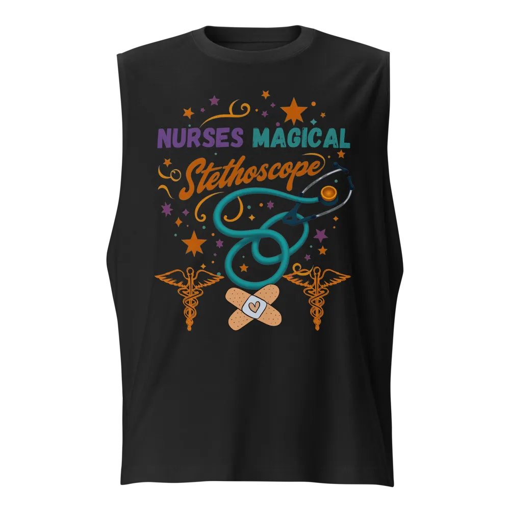 Nurse's Magical Stethoscope Muscle Tank product image (1)