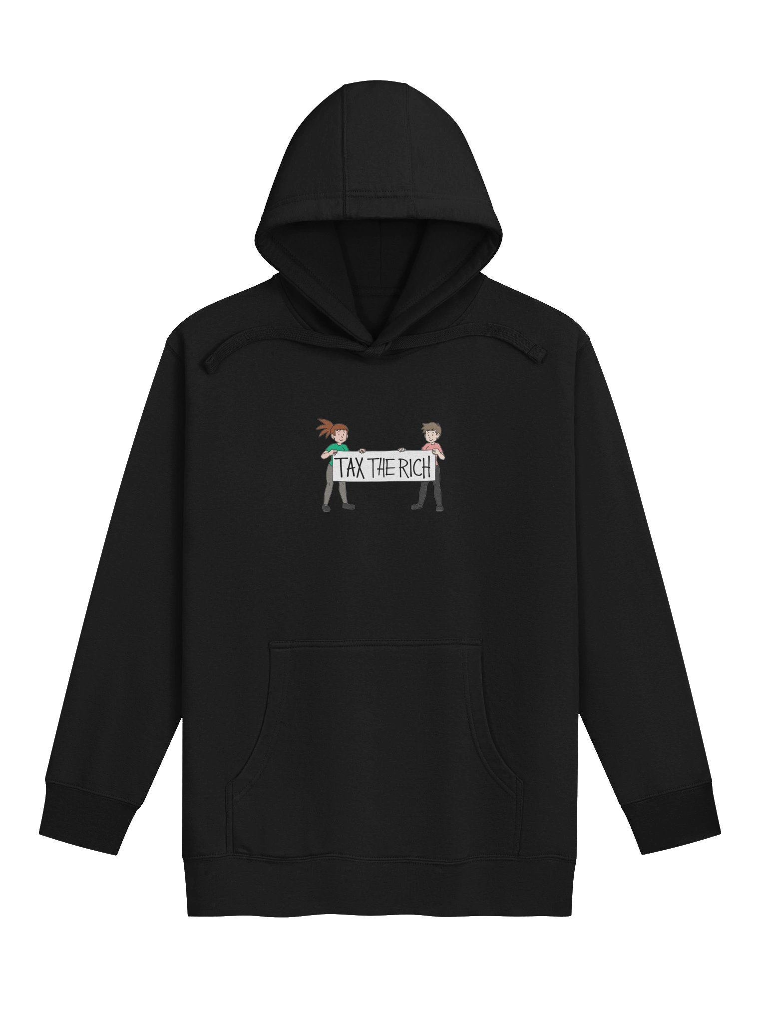 "Tax the rich" banner hoodie product image (1)