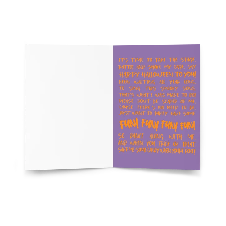 TMTF Halloween Greeting Card (5''x7'') product image (2)