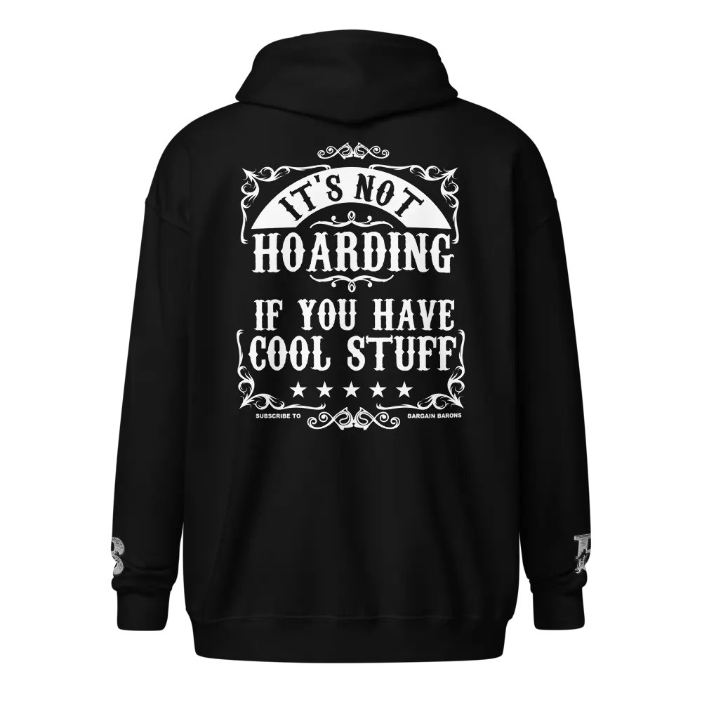 ITS NOT HOARDING (Zipper Hoodie - Dark) product image (2)