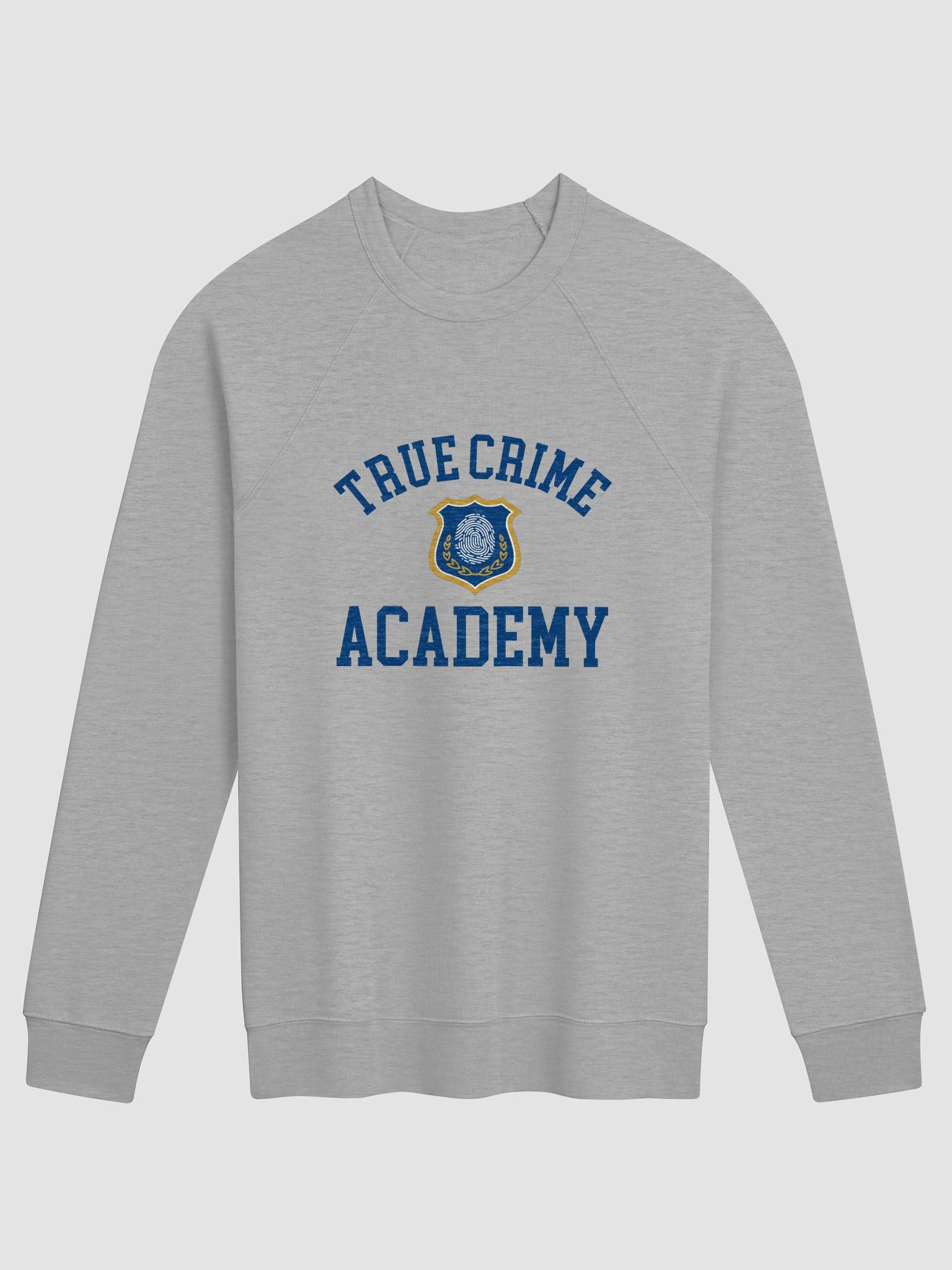 True Crime Academy Pullover Sweatshirt - Light Grey product image (1)