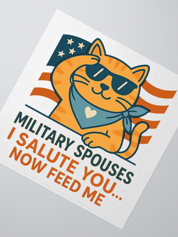 Military Spouse Salute – Feed Me Sticker product image (4)