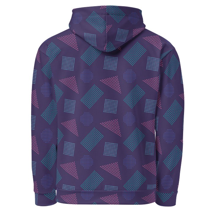 Comfortable Cotton Hoodie with Colorful Geometric product image (2)