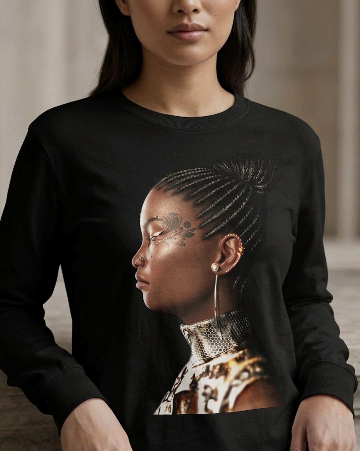 Queen Amanikhatashan Profile · Comfort Colors Garment-Dyed Long Sleeve T-Shirt product image (4)