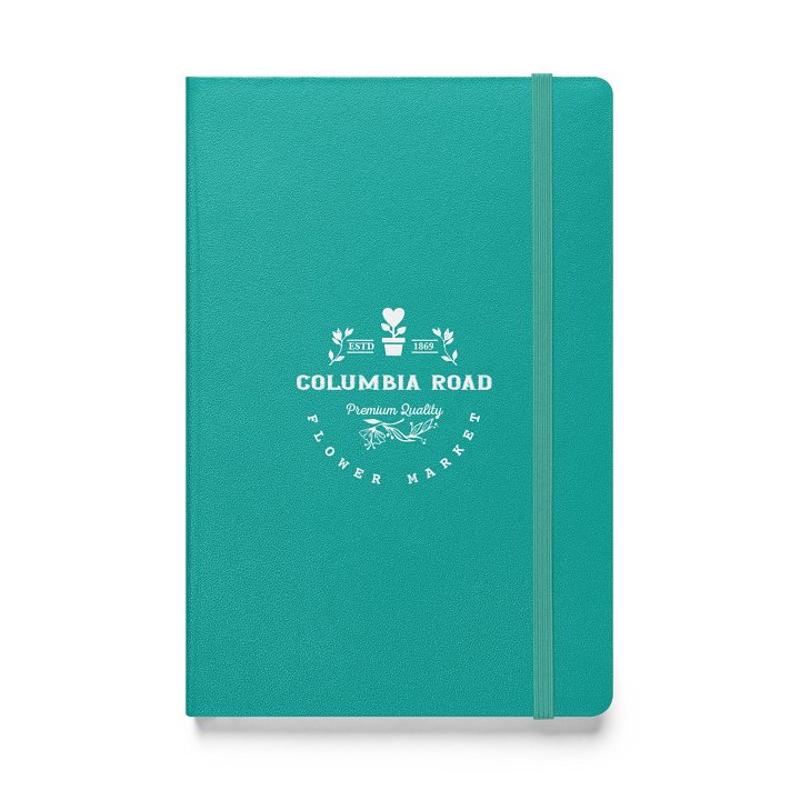 Columbia Road Market Hardcover Notebook (Turquoise) product image (1)