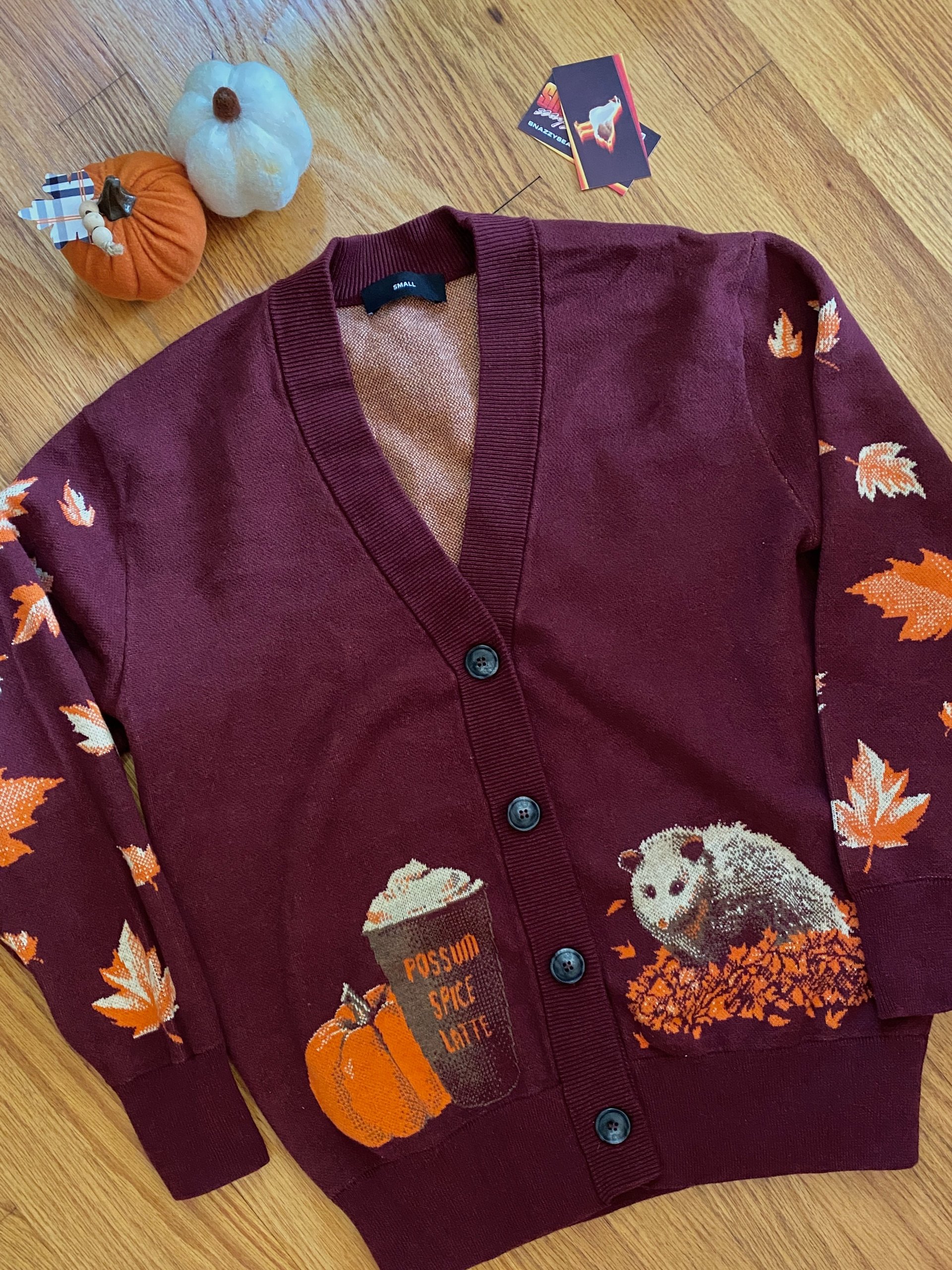 Possum Spice Latte Cardigan product image (3)