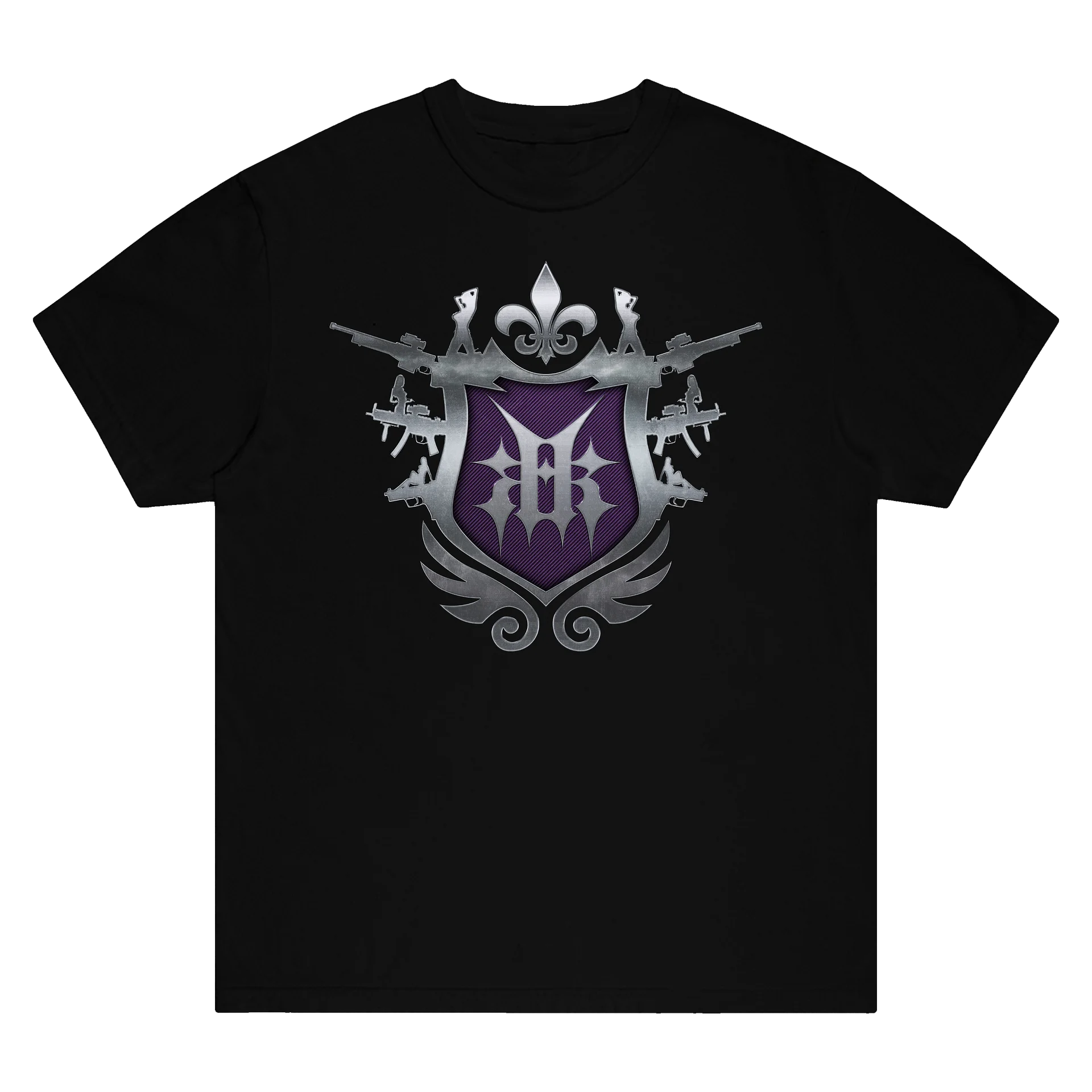 black 'KK Row' tee product image (1)