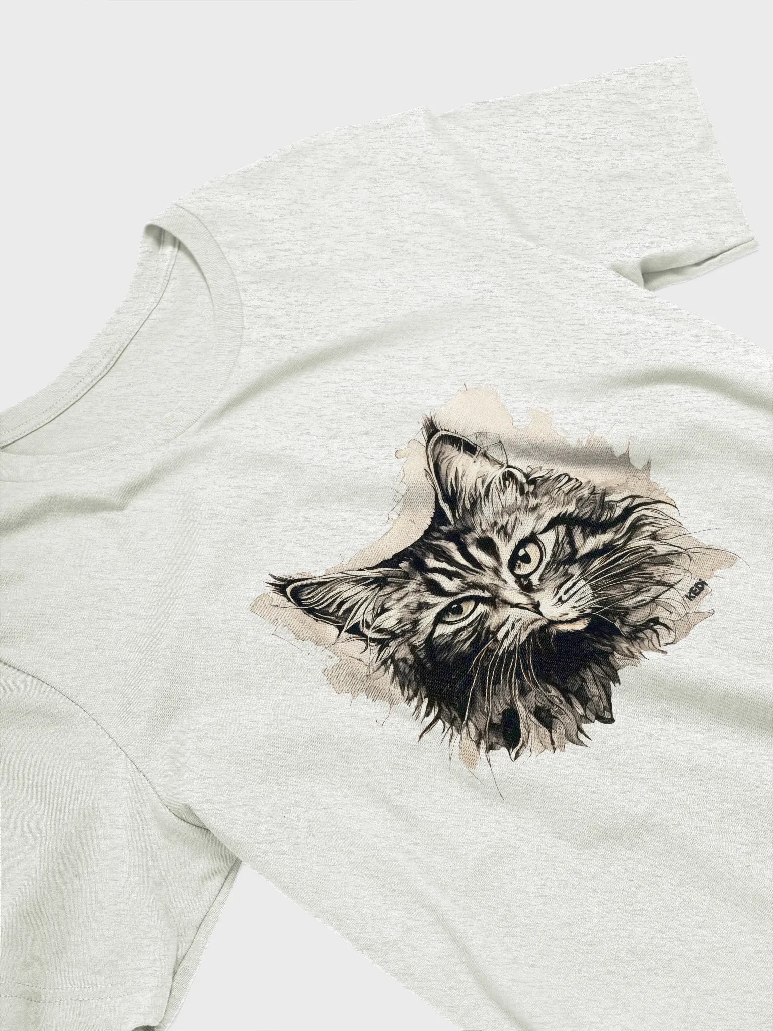 Ink Portrait Cat T-Shirt product image (2)