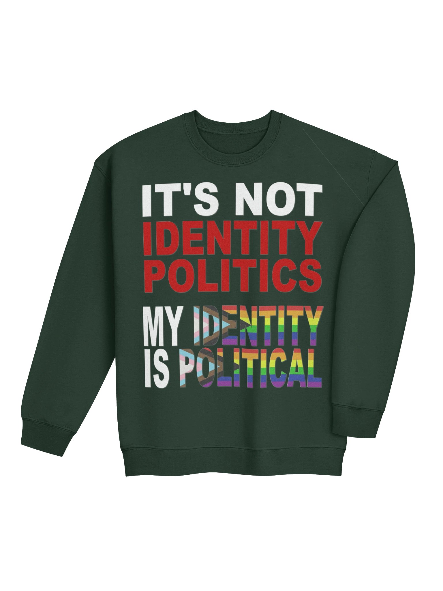POLITICAL IDENTITY (LGBTQ - dark) - SWEATSHIRT product image (12)