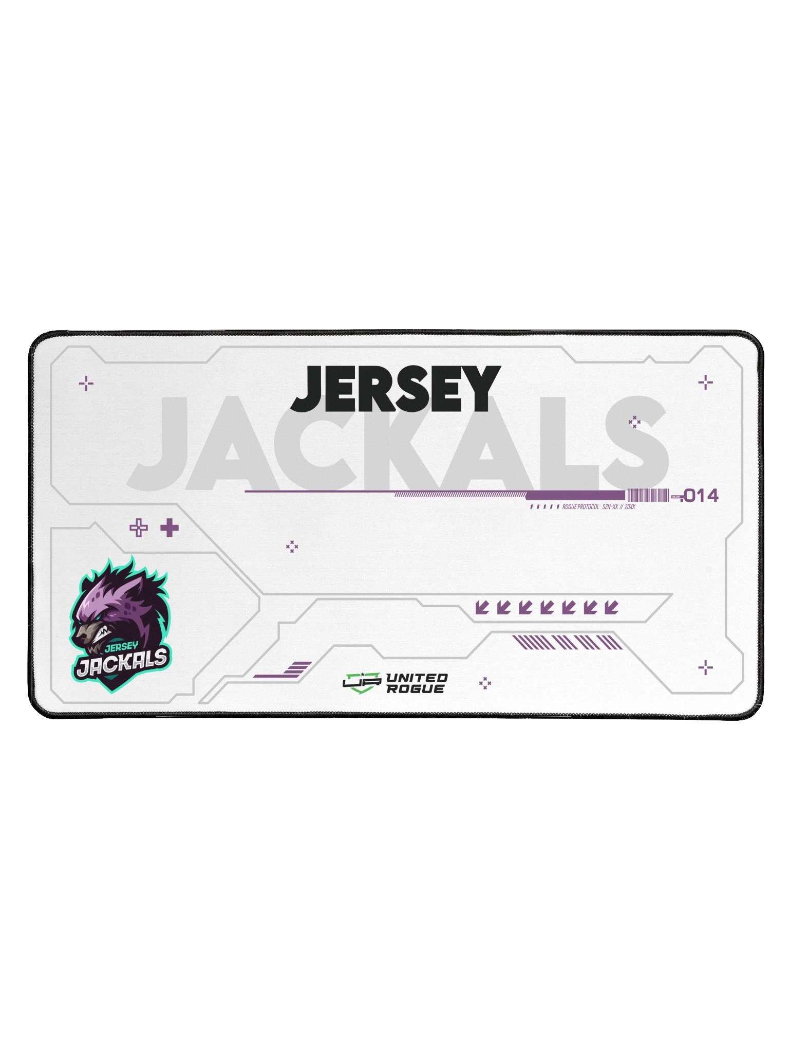 Jersey Jackals White Desk Mat product image (1)