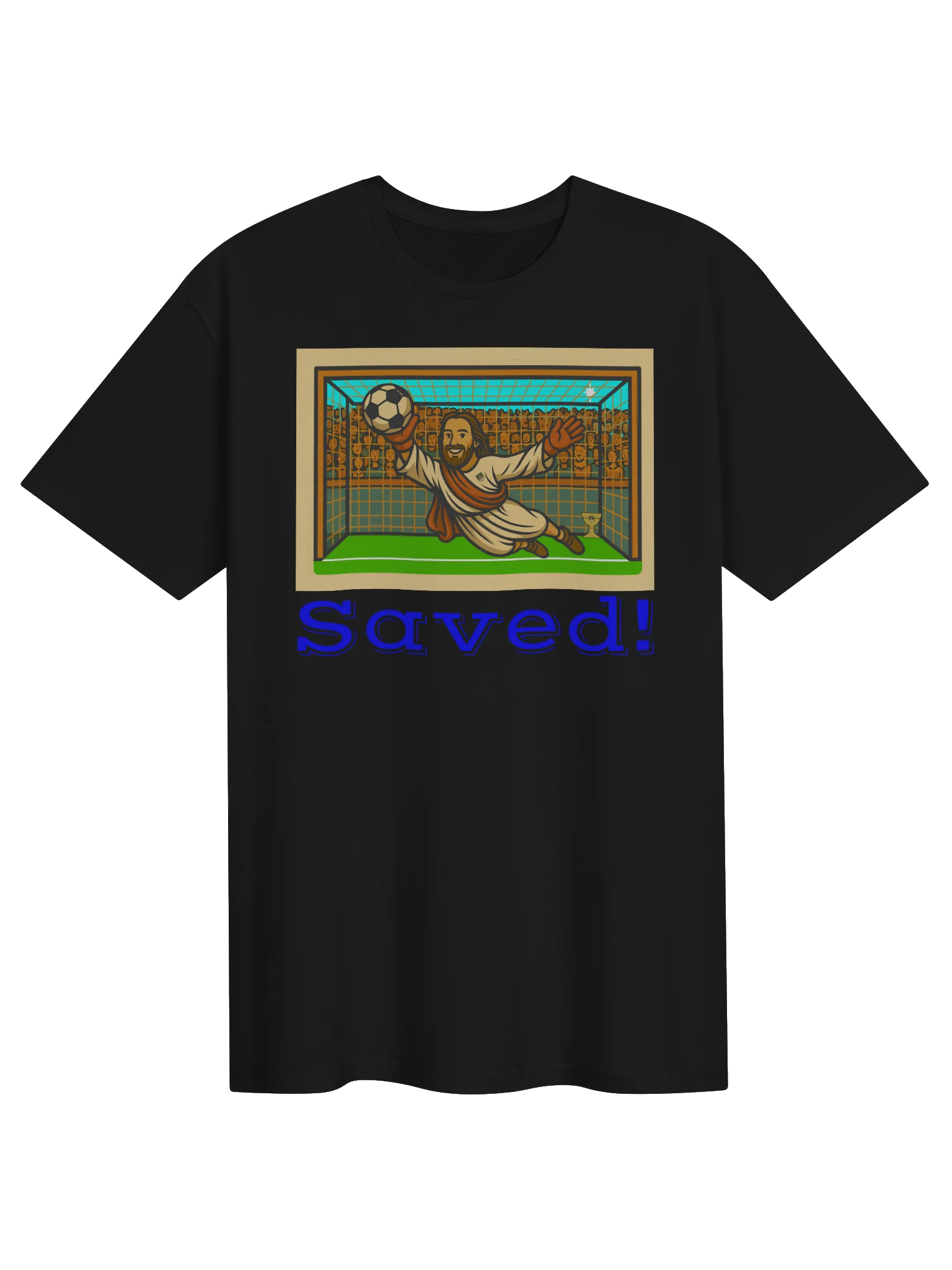 Saved! G.O.A.T Goalie Tee product image (1)