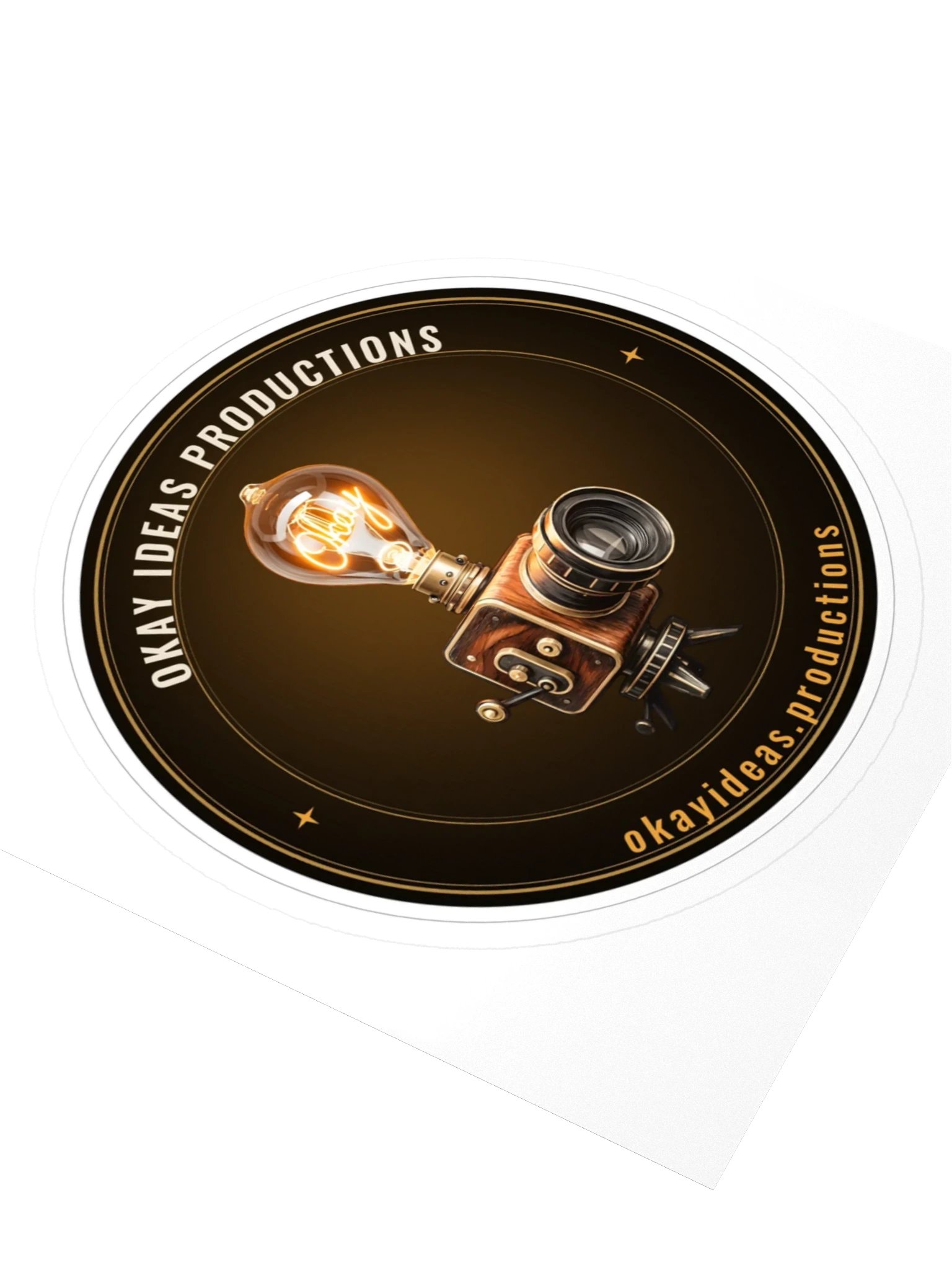 The Hours She Broke — Okay Ideas Camera Badge Sticker product image (3)