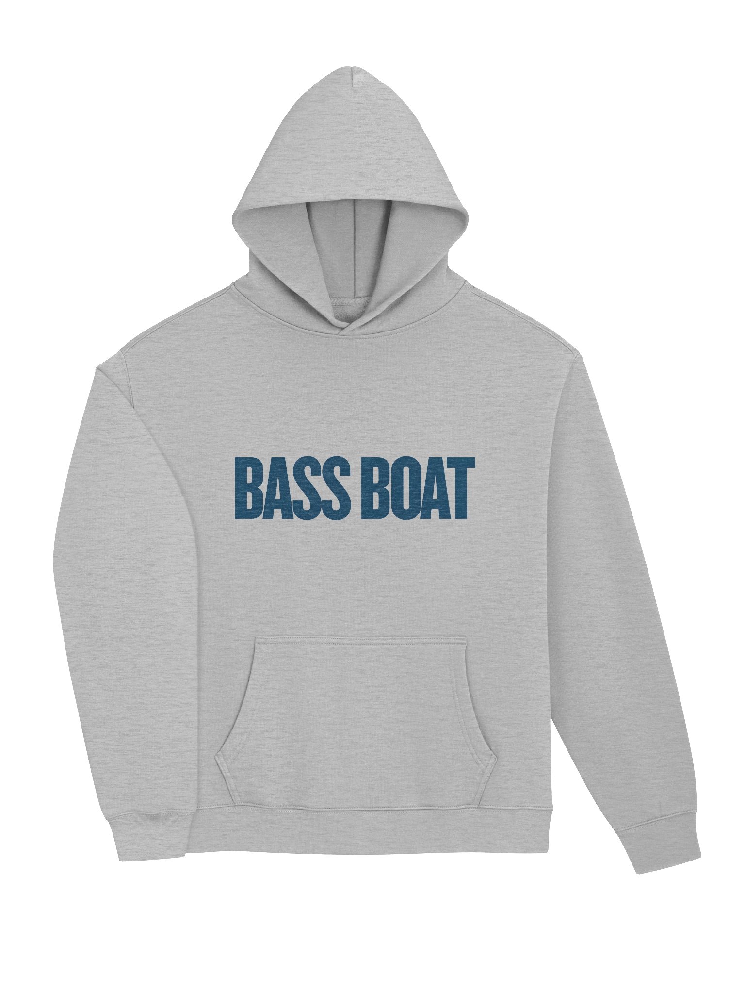Bass Boat Hoodie (Blue Text) product image (11)
