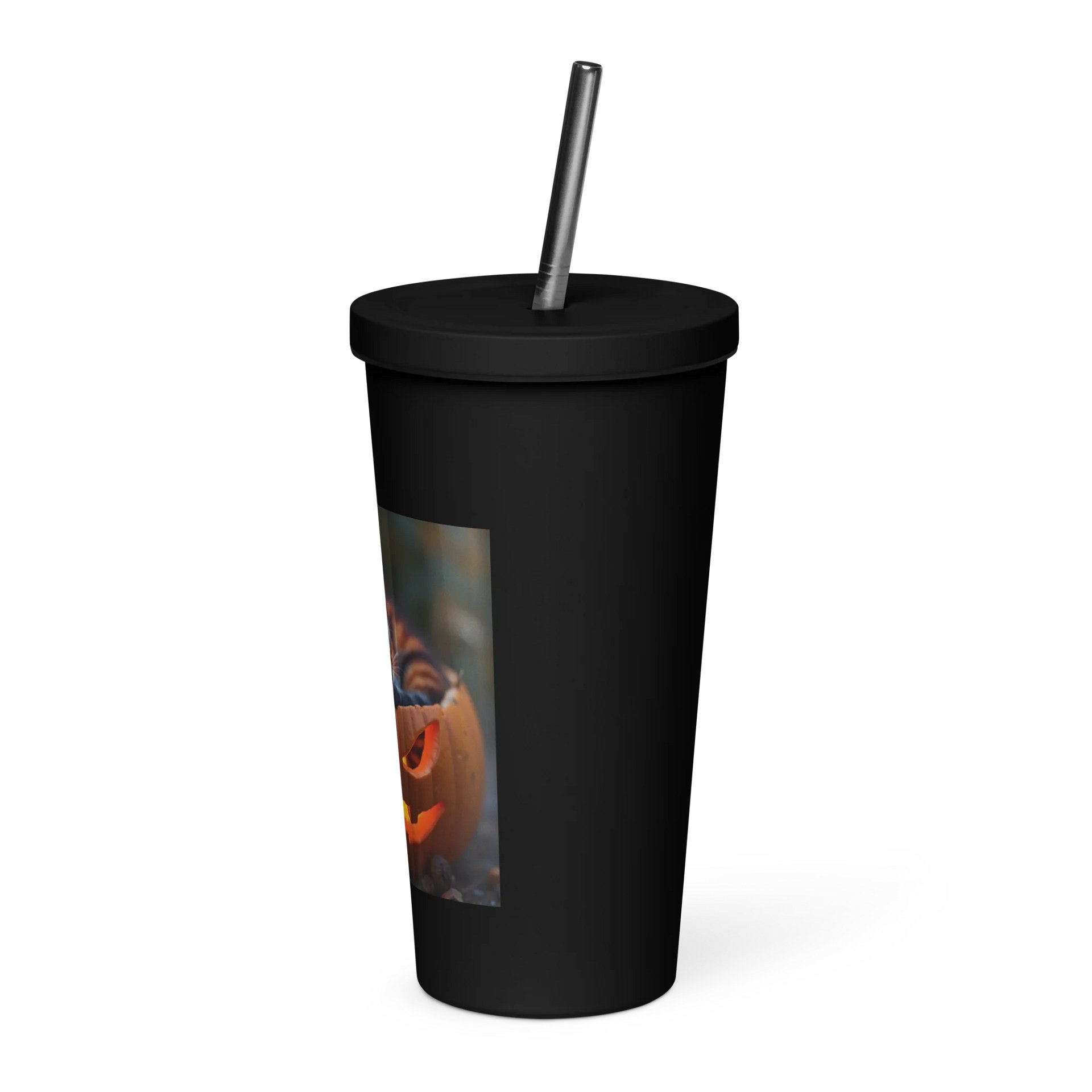 Pumpkin Kitten Insulated Tumbler product image (2)