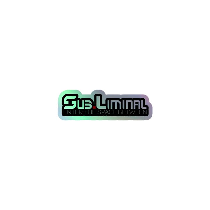 Holographic Sub.Liminal Logo Sticker product image (1)