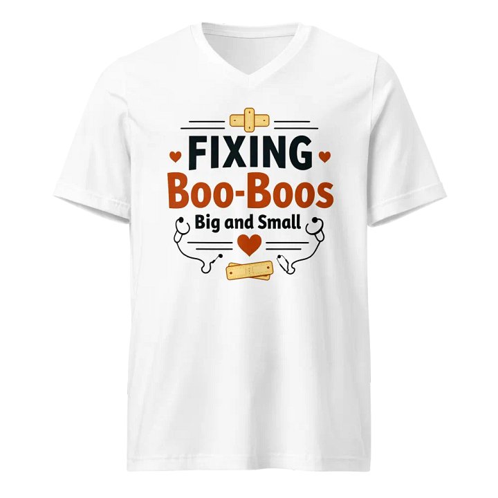 Boo-Boo Fixer V-Neck Tee product image (1)