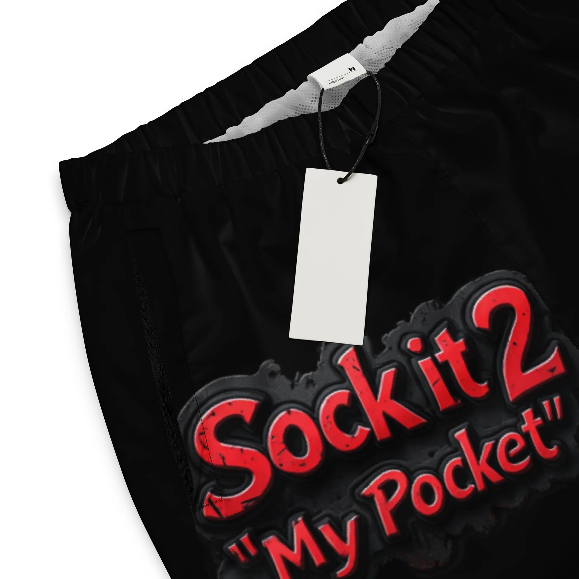 Red Pocket Statement Track Pants product image (3)