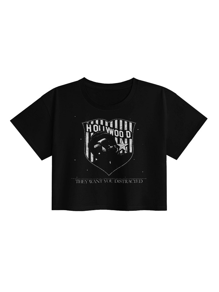 "DISTRACTION" CROPTOP BACKPRINT product image (1)