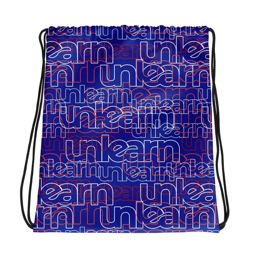 Wired Drawstring Bag: Blue product image (1)