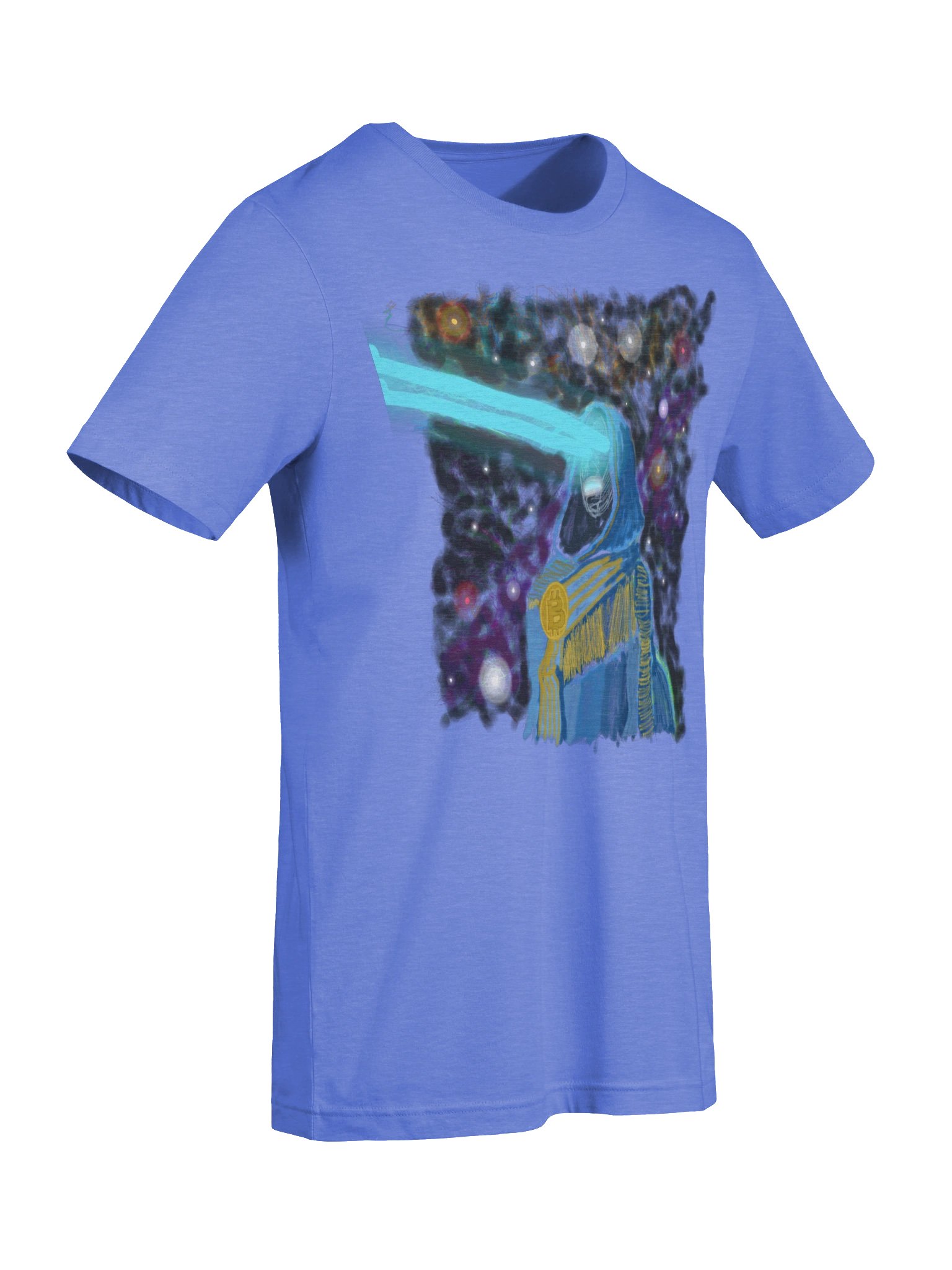Cosmic Bitcoin Hooded Figure Tee product image (27)